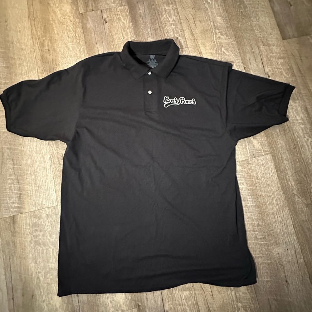 Mens button down polo shirt